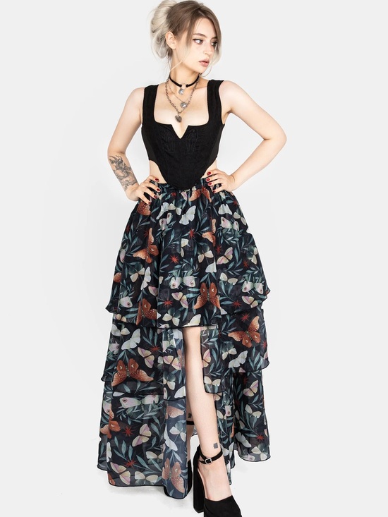 Disturbia Dresses & Skirts - Mariposa Split Tiered Organza Skirt